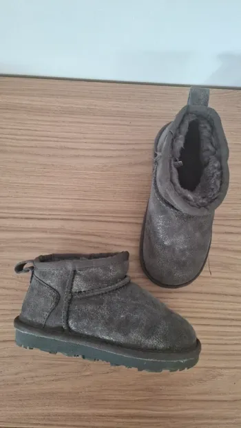 Bottines gooce laine cuir retourné – État neuf - Parfaites automne hiver