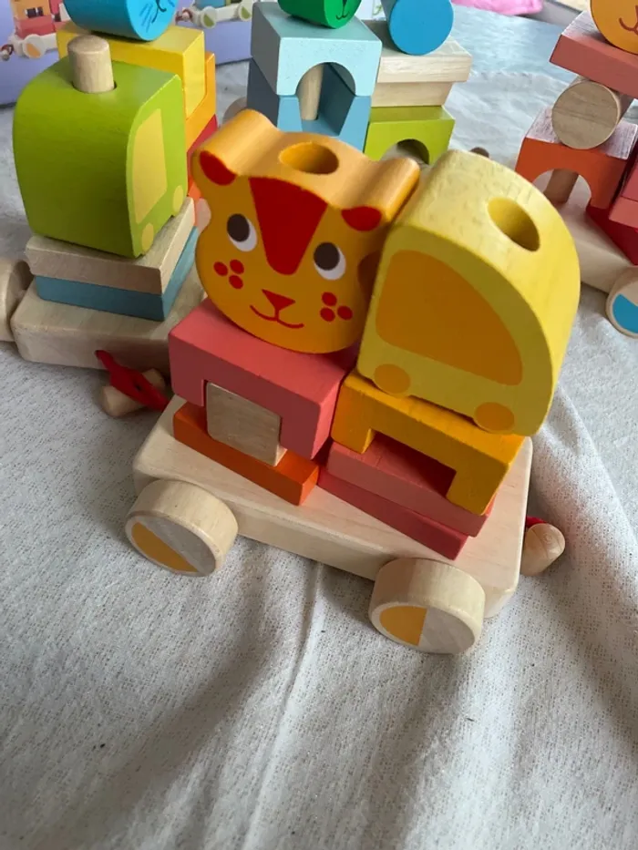 Train bois djeco créaroule neuf - photo numéro 11