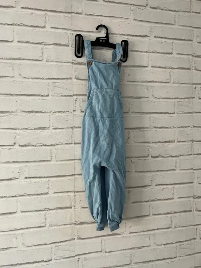 Salopette bleue mixte 86/92 cm - Comme neuve - photo numéro 3