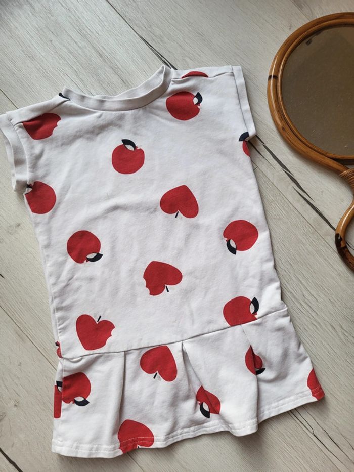 Robe billieblush 4ans pommes argentées