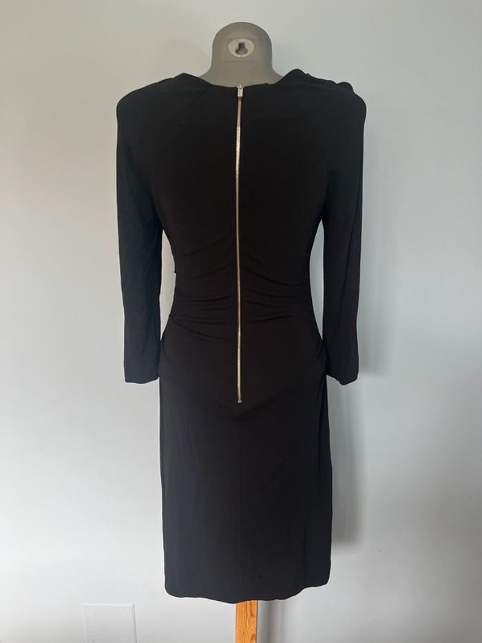 Robe noire drapée Karen Millen - Taille 42 - Neuve avec étiquette - photo numéro 6