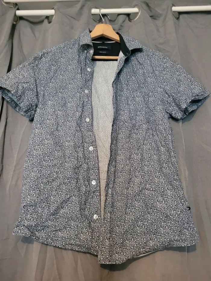 Chemise manche courte à motif