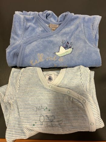 2 pyjamas bébé 3 mois