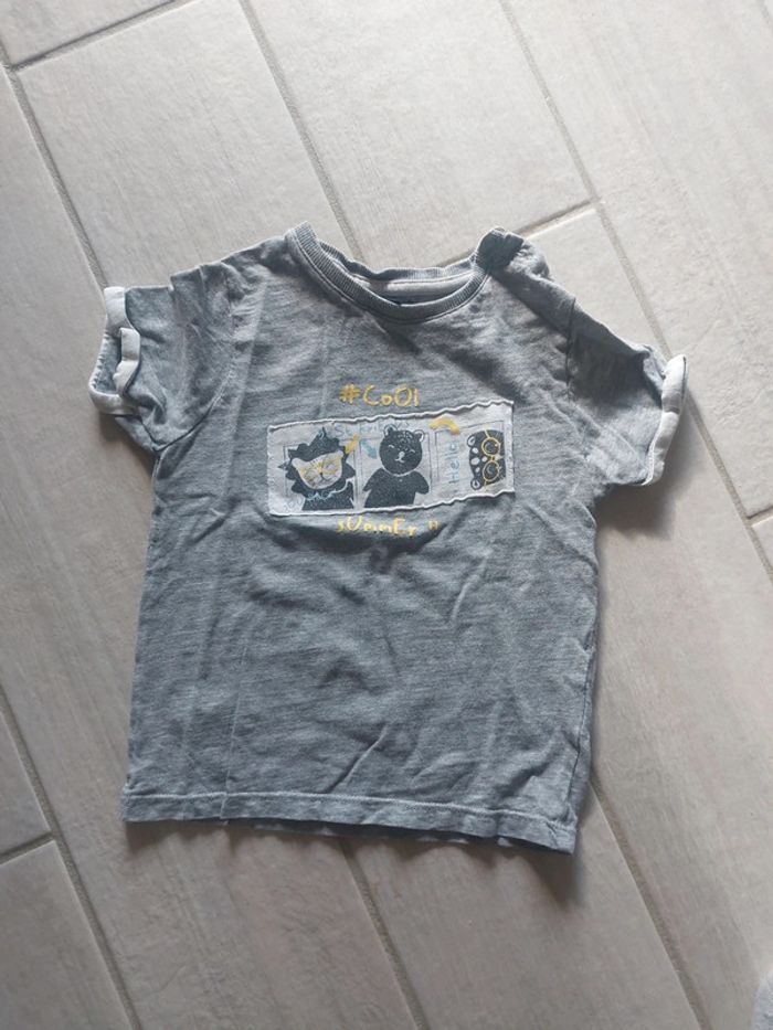 Lot de 8 t-shirts 36 mois (90-97 cm) très bon état - photo numéro 2