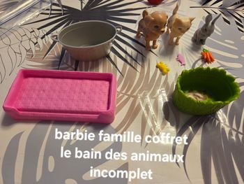 Accessoires barbie le bain de animaux