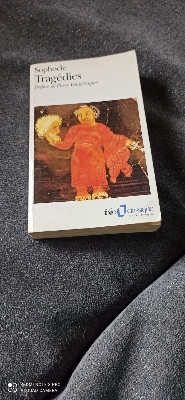 Livre tragedies sophocle