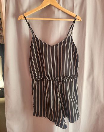 Combishort à rayures taille 38