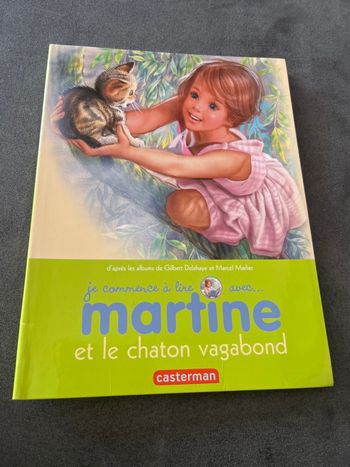 Livre je commence à lire avec Martine et le chaton vagabond