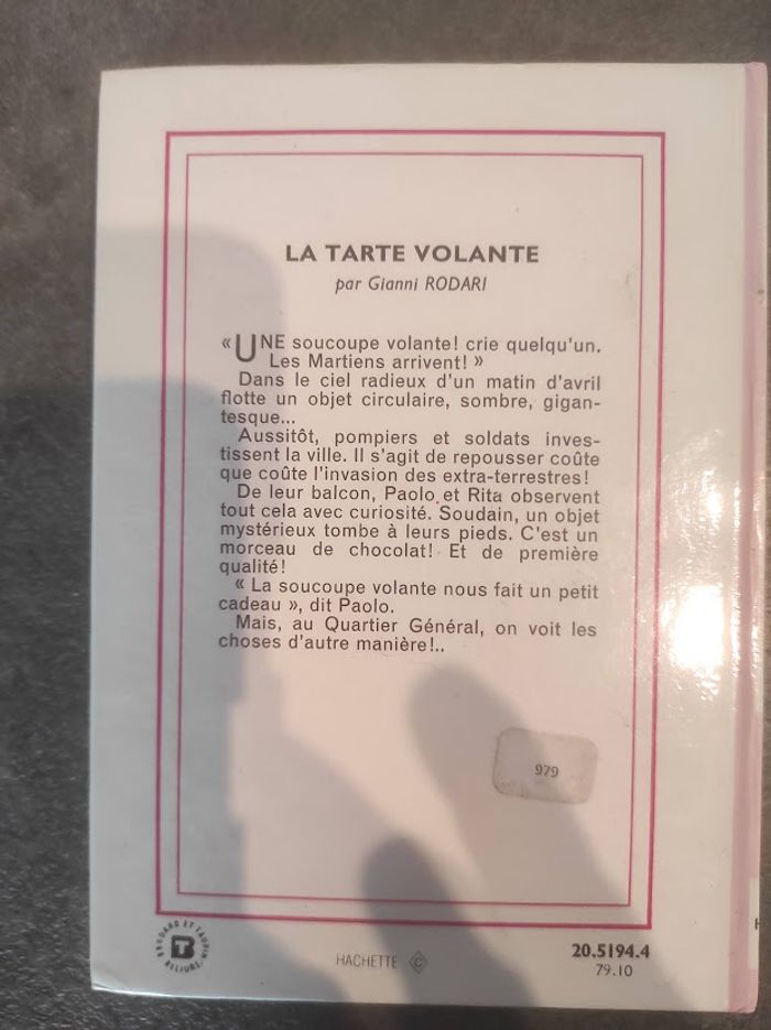 La tarte volante Gianno Rodari Bibliothèque Rose cartonnée 1979 - photo numéro 3