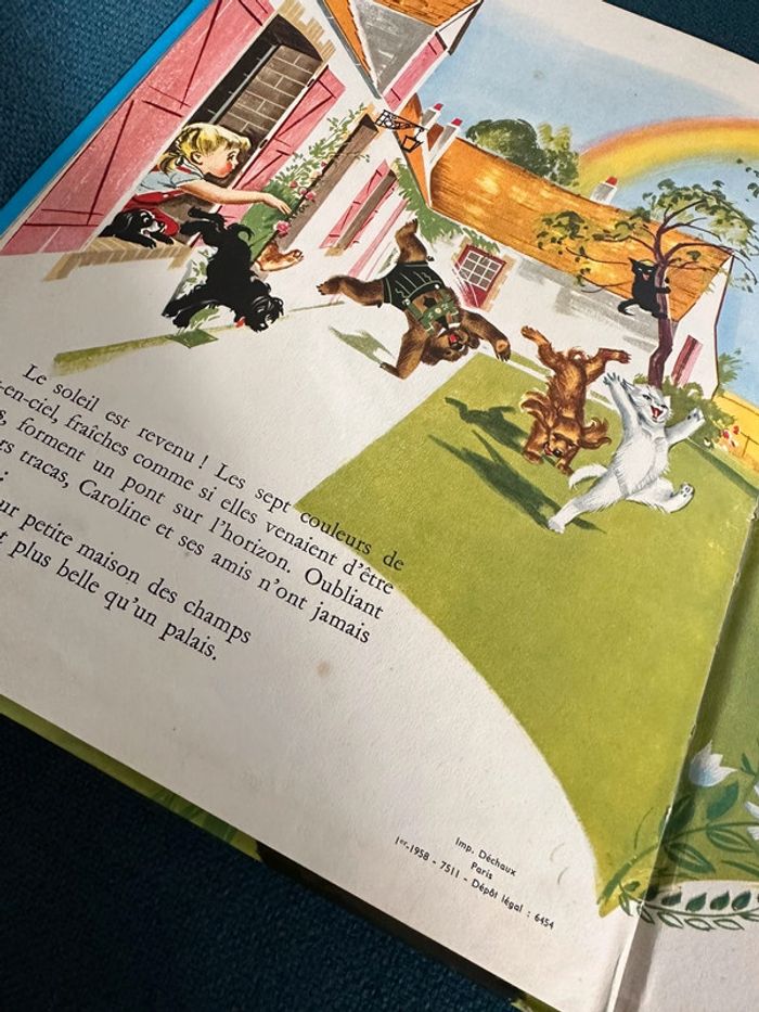 1958 Livre ancien La Maison de Caroline Grands albums Hachette Pierre Probst - photo numéro 6