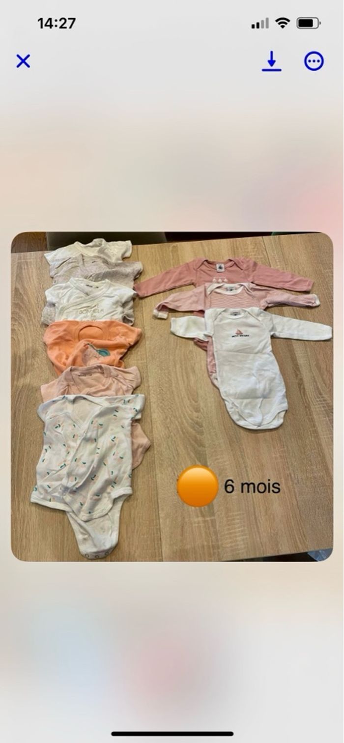 Lot vêtements bébé fille 6 mois - photo numéro 4