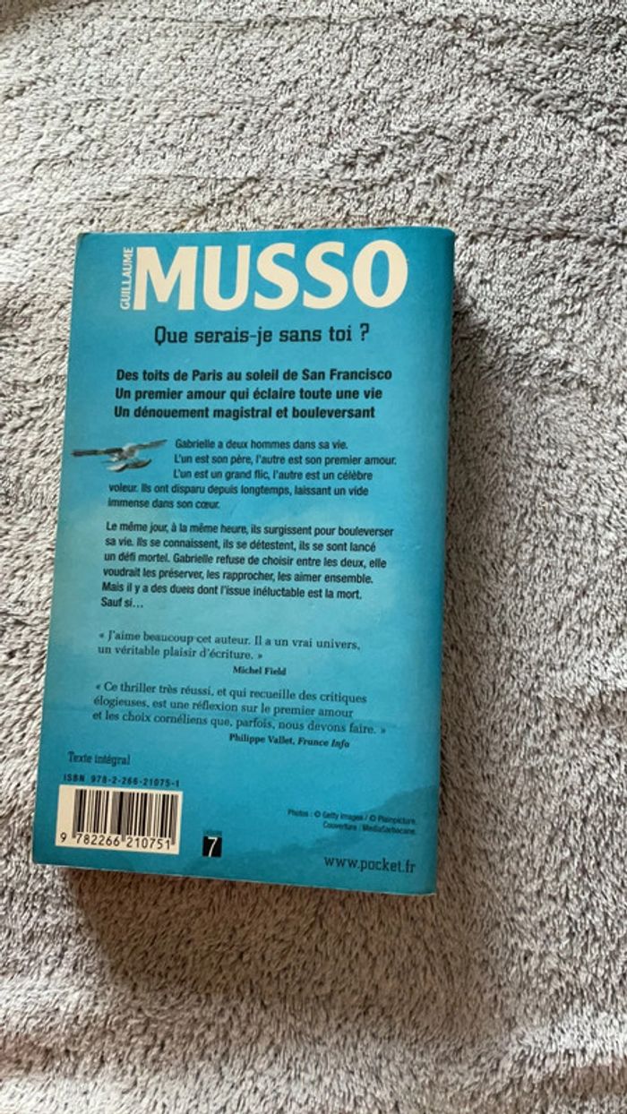 #que serais je sans toi Musso - photo numéro 3