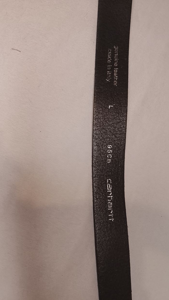 Ceinture en clip en cuir noir Carhartt - photo numéro 6