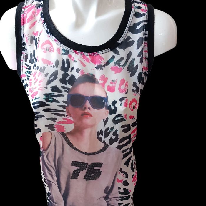 Tee-shirt femme taille l/xl paris et moi fashion - photo numéro 8