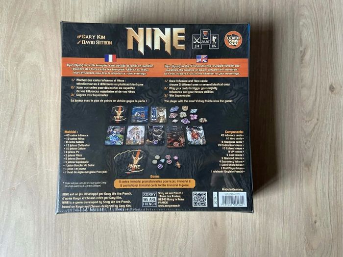 Jeu de stratégie fantastique Nine
Neuf - photo numéro 2