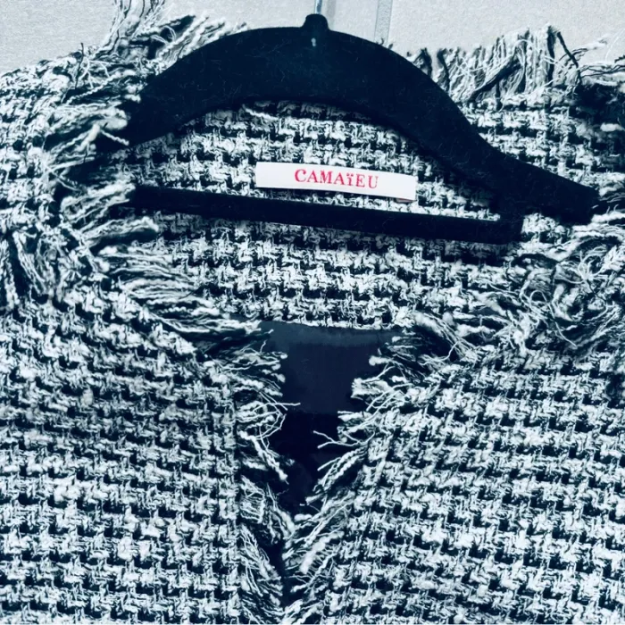 Magnifique veste blazer en tweed Camaïeu neuve - photo numéro 2