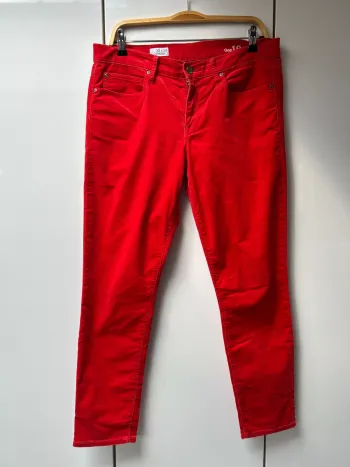 Pantalon rouge en velours - Taille 32/32