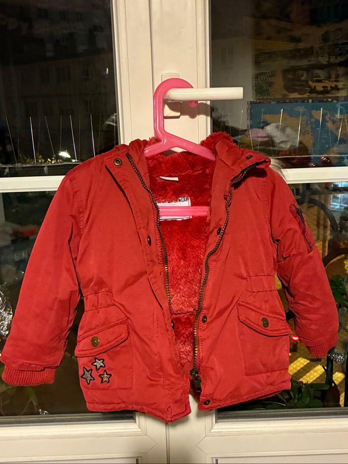 Manteau bien chaud imperméable à capuche taille 2 ans