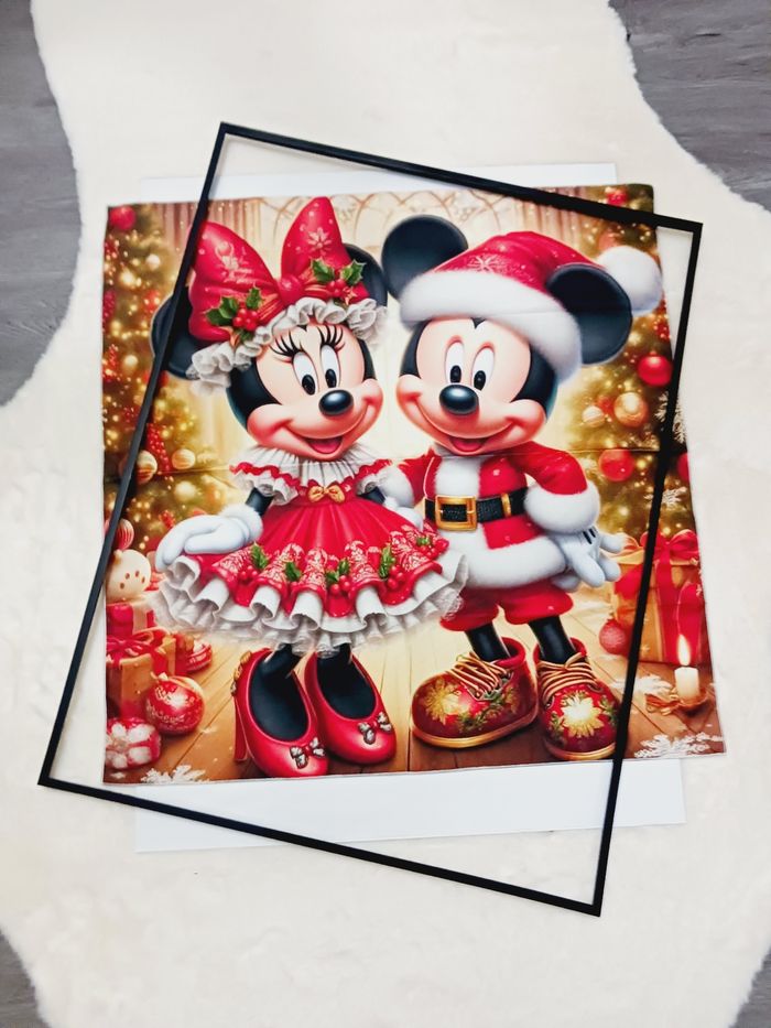 Decoration murale Impression sur toile tissus 70x70 neuf à encadrer - photo numéro 2