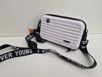 Sac Bandoulière Rigide Forever Young Blanc Noir