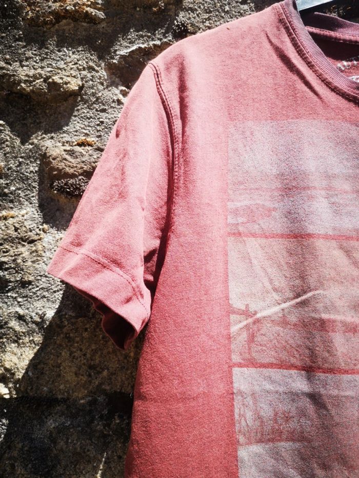 T shirt homme bordeaux - photo numéro 6