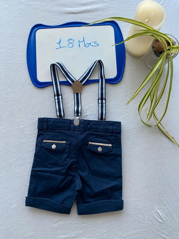 Lot 1 short neuf ajustable à la taille et 2 shorts TBE - Obaïbi, ZARA et autre - 18 mois - photo numéro 4