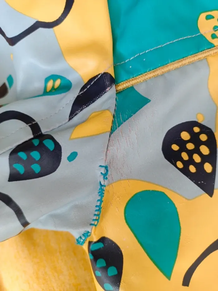 Imperméable polaire bleu jaune vert Vertbaudet 5 ans - photo numéro 13