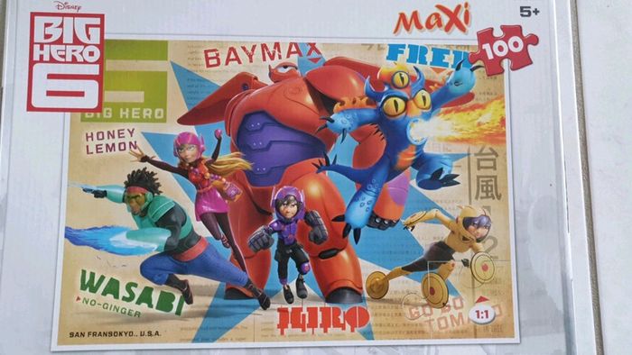 Puzzle les nouveaux héros 100 pièces - photo numéro 2