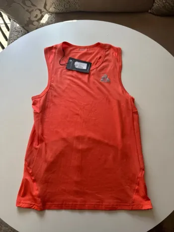 Débardeur Le Coq Sportif Orange – Taille M – Neuf avec Étiquette