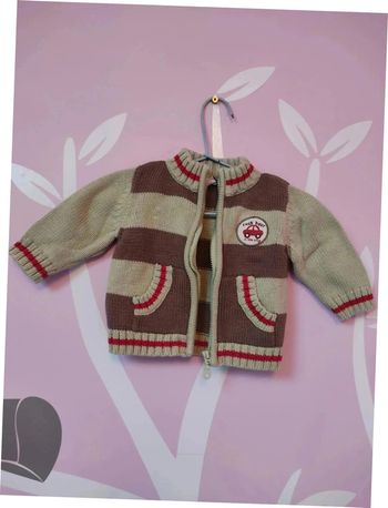 Gilet zippé 3 mois