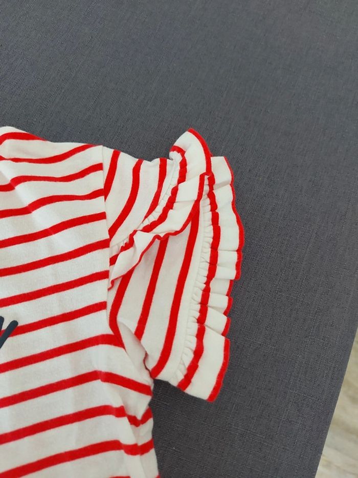 Tee-shirt marinière sequins magiques Vertbaudet 5 ans - photo numéro 6