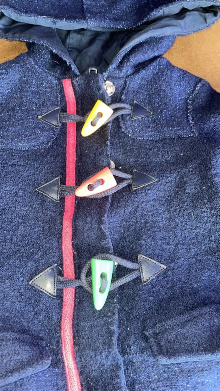 Manteau en laine 2/3ans dpam - photo numéro 2