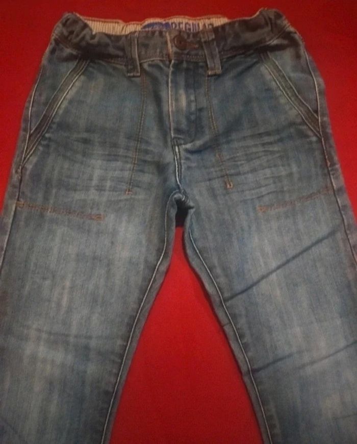 Jean coupe droite okaidi taille 7 ans - photo numéro 2