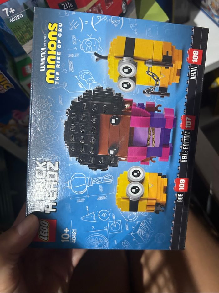 BELLE BOTTOM, BOB ET KEVIN (MINIONS) LEGO BrickHeadz 40421