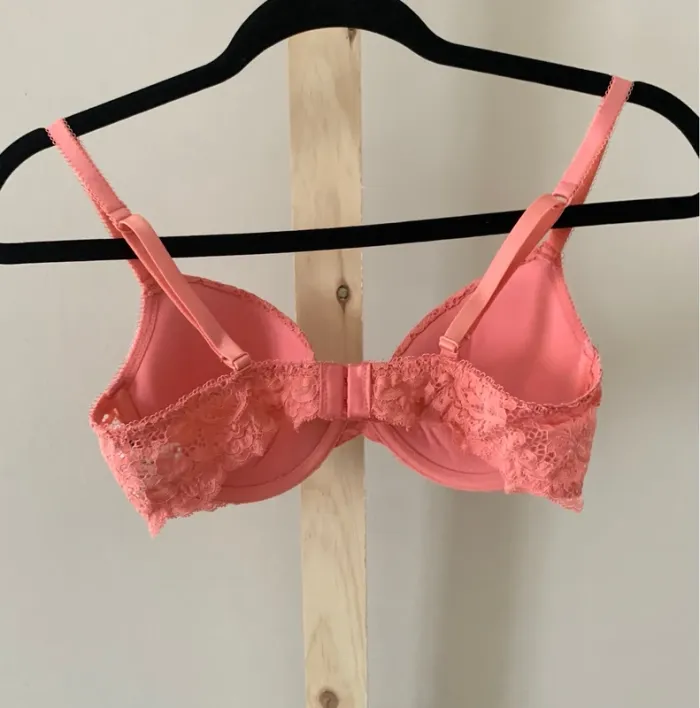 Soutien-gorge corail dentelle – LH – 90C - photo numéro 3
