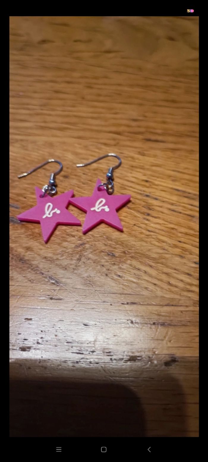 Boucle d'oreille étoile