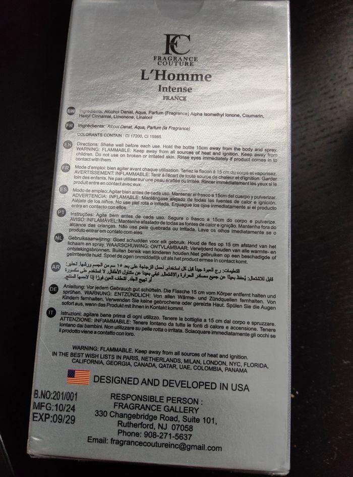 L'Homme intense homme - photo numéro 2