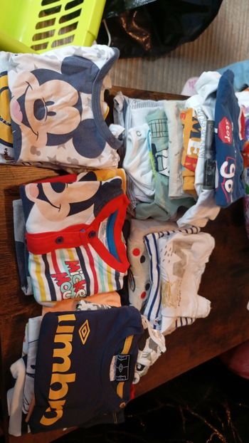 Lot tee shirt bébé