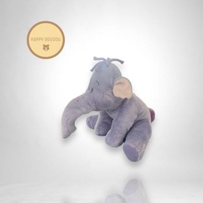 Peluche Elephant  violet Lumpy Disney A726 - photo numéro 3