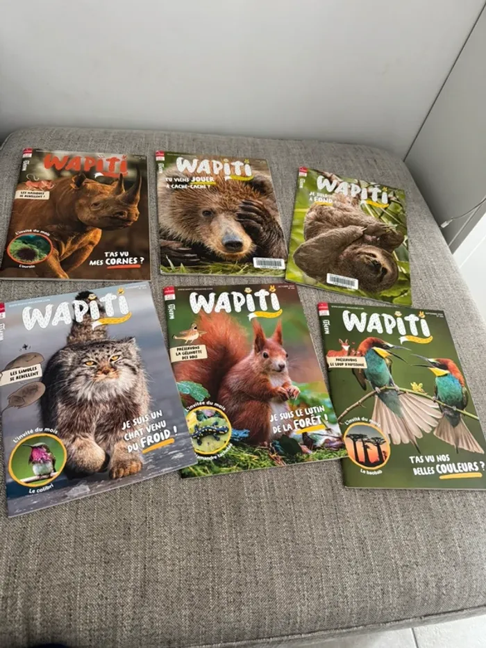 Lot 6 magasines wapiti