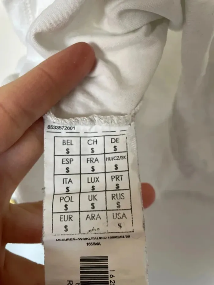 Débardeur blanc motif léger - photo numéro 3