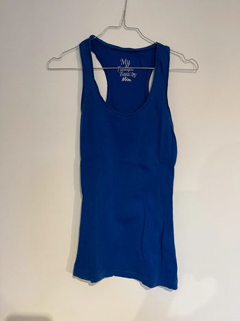 Débardeur bleu, taille S