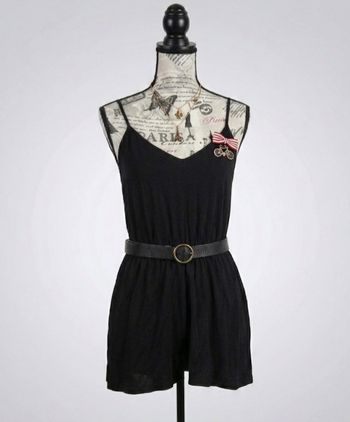 🌸Combishort noire à fines bretelles H&M (38) - Très bon état🌸