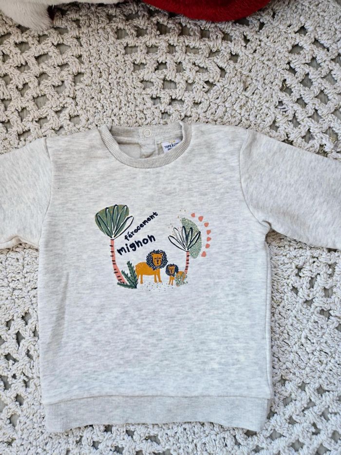Boy: sweat TAO lion 36 mois - photo numéro 2