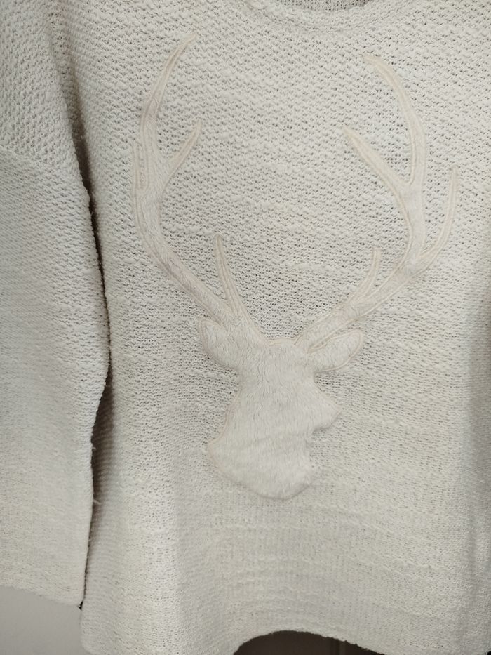 Pull blanc - photo numéro 3
