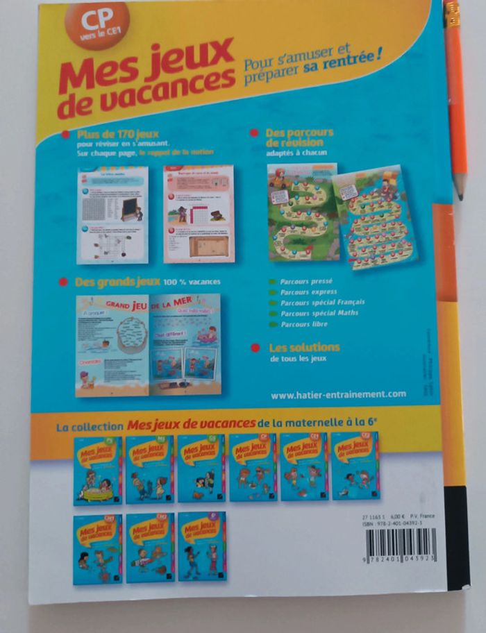 Cahier jeux de vacances CP vers CE1 - photo numéro 3