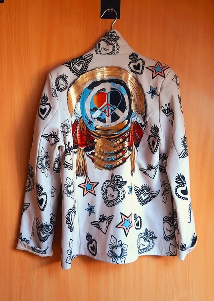 Blaser femme stylé multicolore taille 42 et 44 - photo numéro 3