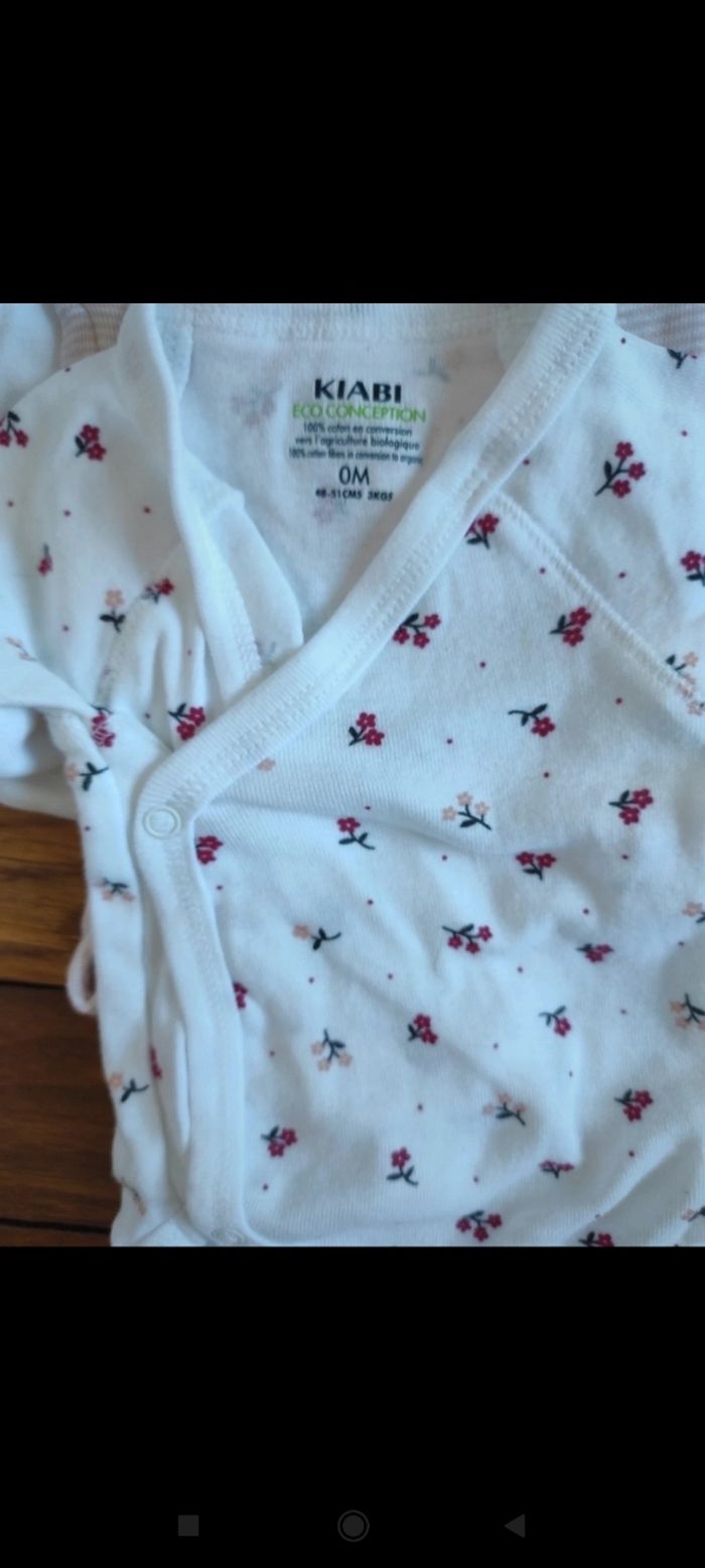 Lot 6 bodys naissance 50 cm - photo numéro 7