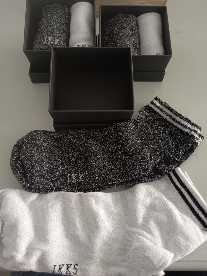6 paires de chaussettes femmes Ikks 39-42 neuves - photo numéro 3