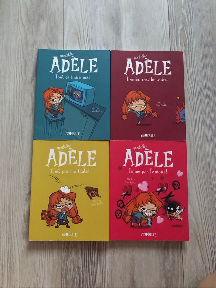 4 premiers tomes de Mortelle Adele